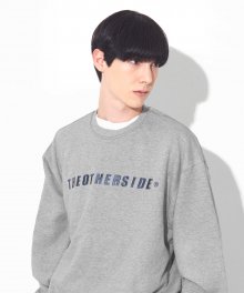 [UNISEX]OSD BASIC NAMED SWEATSHIRTS(GRAY)