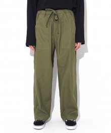 [UNISEX]OSD BASIC WIDE OVERFIT PANTS(KHAKI)