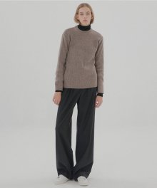 Wool Cashmere Pullover - Brown