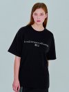 로고 티셔츠[black]