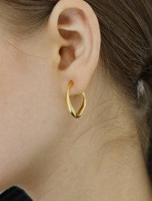 Mini Sunrise earring (gold)