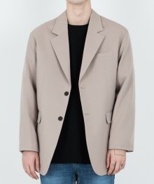 [RELAX FIT] BLAZER (Tan)