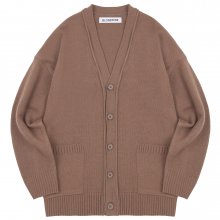 PIPING KNIT CARDIGAN_COCOA
