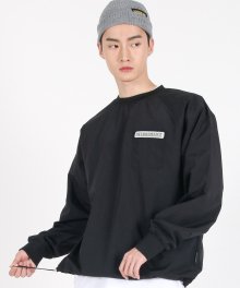 (생활방수)UNISEX Wearable Stopper Raglan Logo T-Shirt(BLACK)