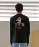 슈엣뜨 샤폐(CHOUETTE SAPE) (유니섹스) 루즈핏 카우보이 티셔츠 C418TS001-BK
