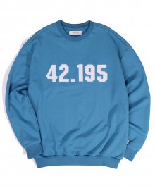 42.195 스웨트셔츠 (블루)