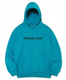 T-Logo Hooded Sweatshirt Blue Green (001)