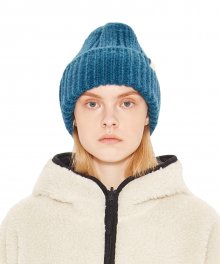 OVERSIZE BEANIE teal green