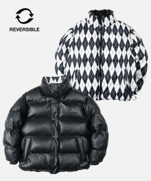 [NK] NM ARTIFICIAL LEATHER REVERSIBLE DOWN JACKET (BLK) (19FW-K204)