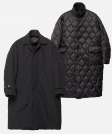 [NK] NM QUILTING REVERSIBLE MAC COAT (BLK) (19FW-K202)