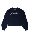 (W) INFLATING KNIT - NAVY