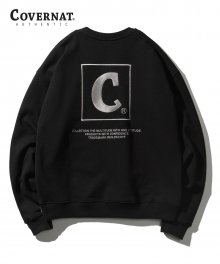 AUTHENTIC BIG C LOGO CREWNECK BLACK