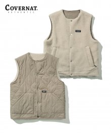 REVERSIBLE BOA VEST IV/BE