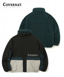 REVERSIBLE FLEECE YACHT PARKA GREEN