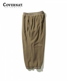 FLEECE TRACK PANTS BEIGE