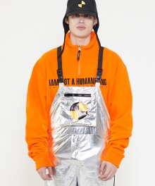 Be Safe Half-zip up Fleece Shirts - Orange