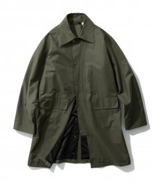 19fw single balmacaan coat khaki