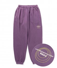 LMC x FUZZ CIRCLE SWEAT PANTS purple