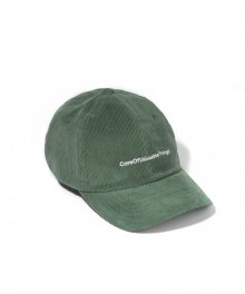 CORDUROY CORE CURVED CAP-GREEN