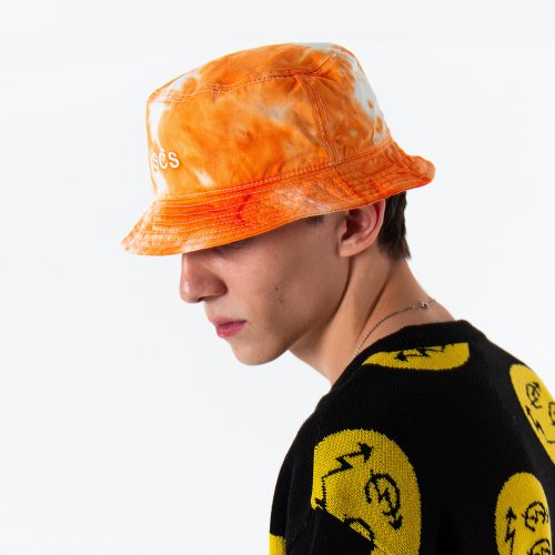 에스씨에스(SCS) Tie-dye Bucket Hat(Orange) - 사이즈 & 후기