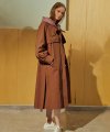 (BECKY) HIGH NECK TRENCH COAT