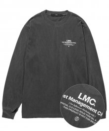 LMC INFLUENCER LONG SLV TEE dark gray