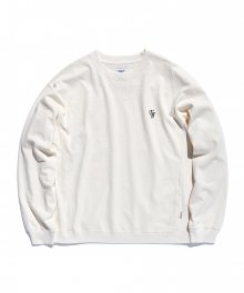 19 EG Logo Pigment L/S Shirt Bone