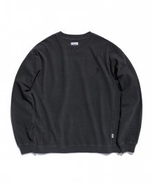 19 EG Logo Pigment L/S Shirt Black