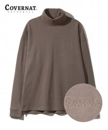 L/S ROLL NECK TEE GREIGE