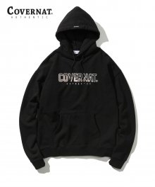 BLOCK JERSEY LOGO HOODIE BLACK