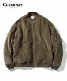 CORDUROY MA-1 JACKET BROWN