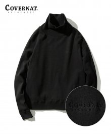 ROLL NECK CREWNECK BLACK