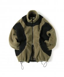 STRING FLEECE JACKET (KHAKI)