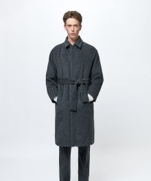 FINALE LONG COAT-CHARCOAL