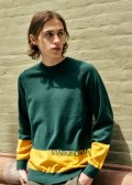 로고 자카드 스웨터 (GREEN)