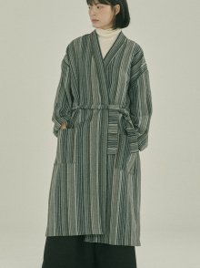 unisex wool robe gray