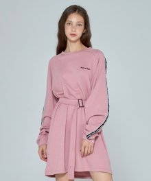 [NF] FANCY LINE ONEPIECE (PINK) (19FW-F801)
