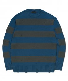 DIVORCE WALL KNIT - BLUE