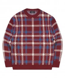 JADEI-RON KNIT - BLUE RED