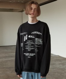 GRAPHIC JOURNEY SWEATSHIRT BLACK