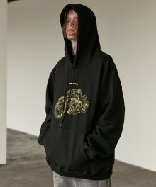 TRANSPORT BIKE HOODIE BLACK