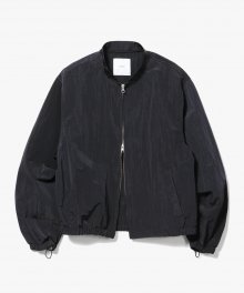 Metal Nylon Blouson Jacket [Black]