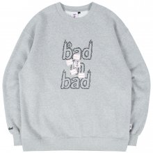 [BIB X JODAE]BAD IN MONSTER SWEATSHIRT_GREY