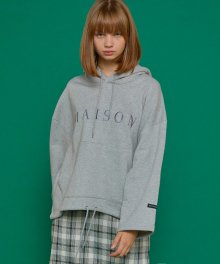 MAISON WIDE HOODIE GY