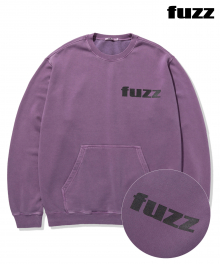 FUZZ PIGMENT DYED POCKET SWEATSHIRT purple