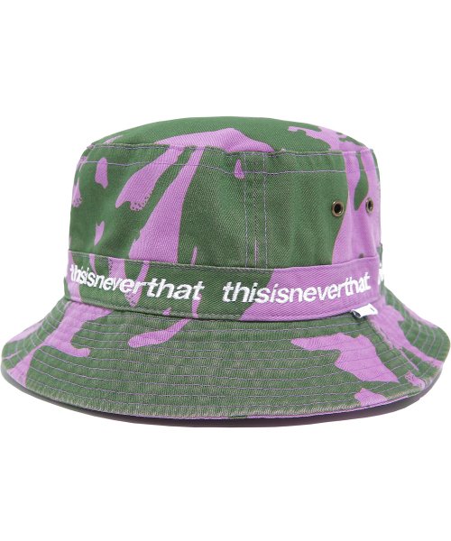 purple camo bucket hat