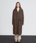 TAILORED LONG COAT brown