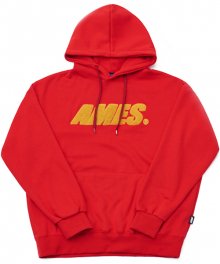 AMES BASIC LOGO BOUCLE HOODIE