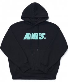 AMES BASIC LOGO BOUCLE HOODIE