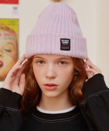 (CH-19706) ROLAROLA RECORDS BEANIE LAVENDER